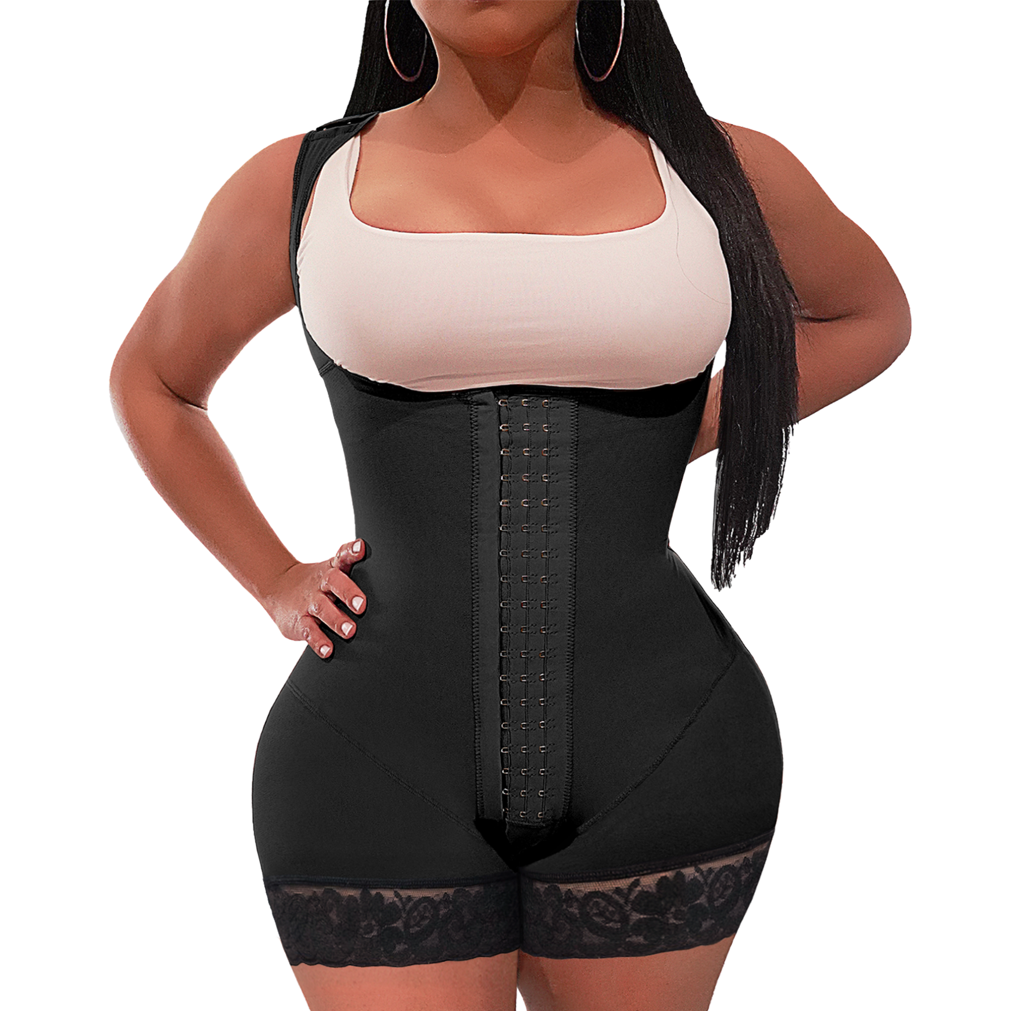 Stage 2, Mid-Thigh Molding Faja with High Back Compression (Ref. Barranquilla)