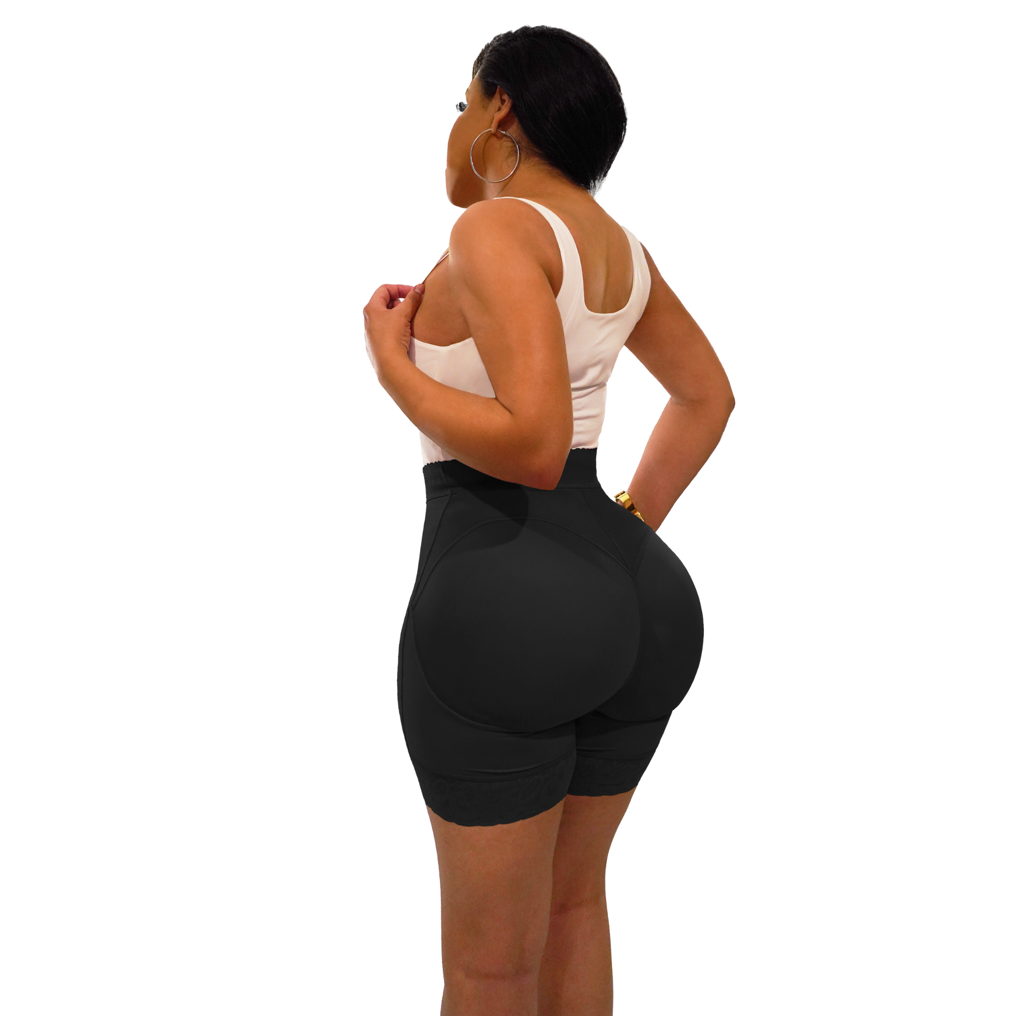 Slip On High-Waisted Compression Shorts (Ref. Medellin)