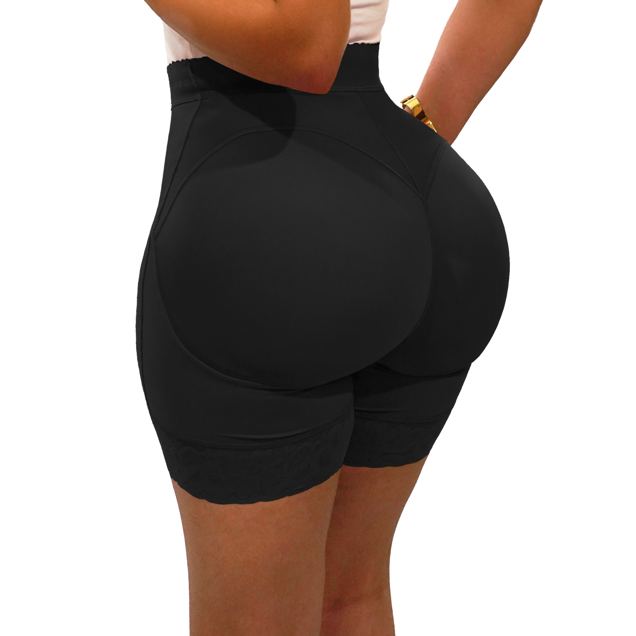 Slip On High-Waisted Compression Shorts (Ref. Medellin)