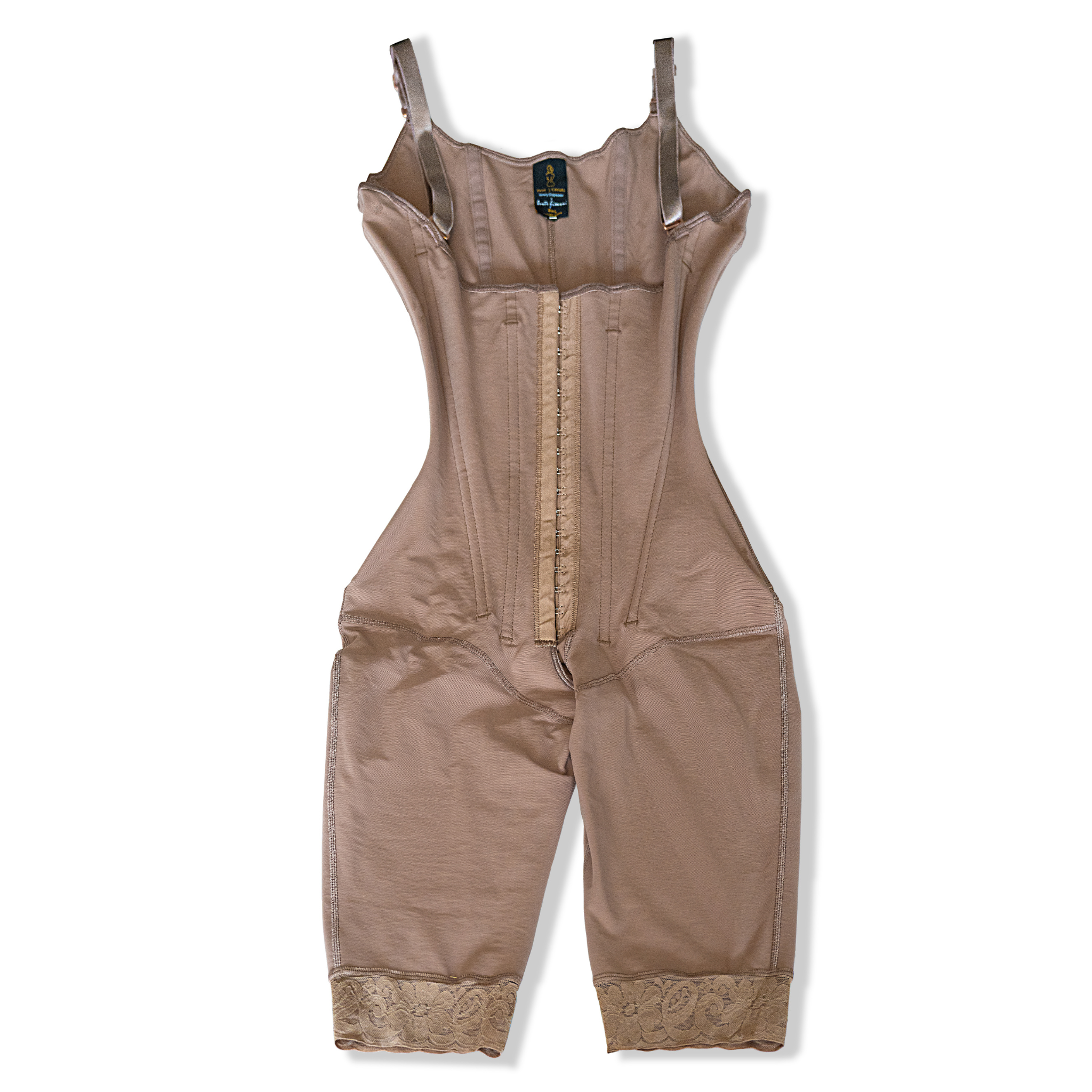 Stage 2, Hourglass Knee Length Faja with Flexible Silicone Rods