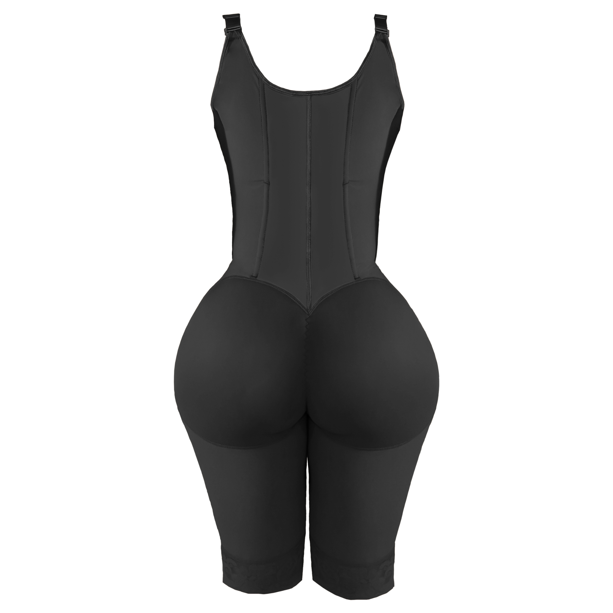 Stage 2, Hourglass Knee Length Faja with Flexible Silicone Rods