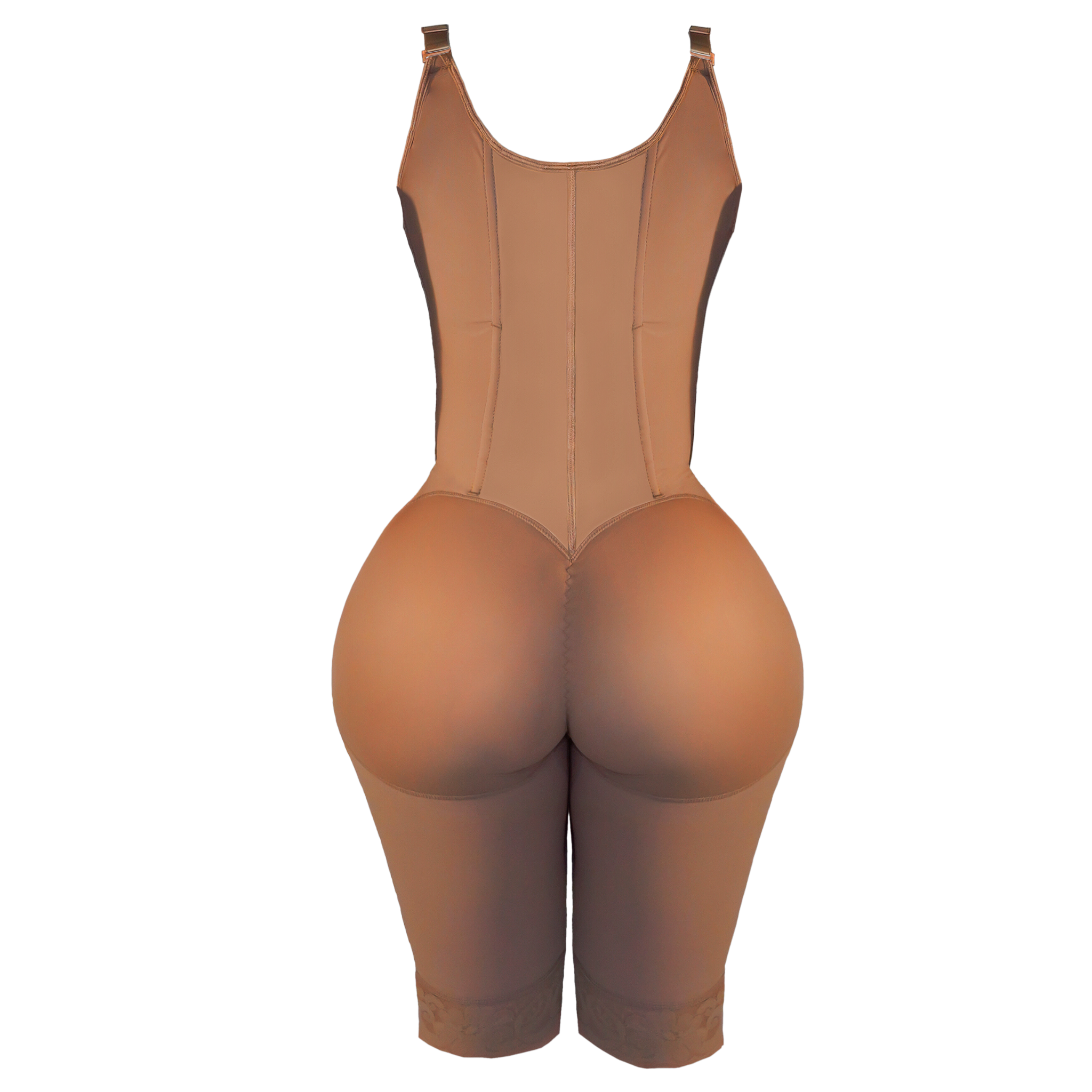 Stage 2, Hourglass Knee Length Faja with Flexible Silicone Rods